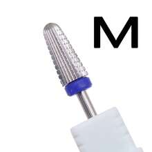 Easy Nail 1支双向钨钢指甲钻头 – 2.35mm柄径指甲锉，用于卸除凝胶指甲油和打磨指甲表面 - 彩色 - 查看 10