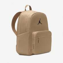 Nike Jordan MVP Logo標識拉鍊開合 書包雙肩包 男女同款情侶款 - 淺卡其色 - 查看 3