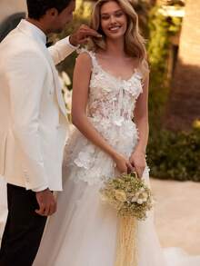 Wedding Dresses - White - View 3