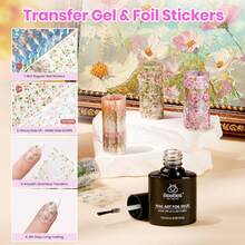Beetles 36 Colors Gel Nail Polish Set, Pastel Jelly Pink Purple White Green Glitter Gel Kit With Base & Top Coat, Nail Tools, Soak Off UV Nail Art, Salon DIY Manicure Gift For Women - 36 colors Pastel Polish - 查看 3