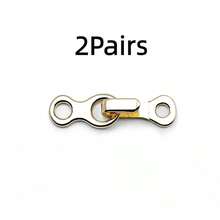 2/4/6/8 Pairs Alloy Invisible Hook And Eye Fasteners, Collar Hooks, Pant Hooks, Leather And Fur Coat Hooks, Anti-Exposure Clasps - Multicolor - View 34