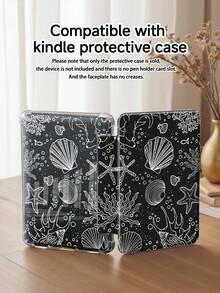 Marine Organisms Pattern Tablet Case Compatible With IPad Air 11-Inch M3 2025 / M2 2024, Air 5th Generation 2022 , (A16) 11 Inch 11th Generation 2025,Compatible With Samsung Galaxy Tab,Kindle Paperwhite 12th Gen 2024, Clear Back ,Fashion Pattern Protective Case,Autlueomatic Sleep And Wake-Up Function, Airbag Protection, Suitable For Gifts And Office Use - Multicolor - View 8