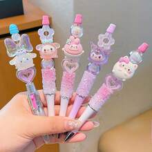 SANRIO Cherry Crystal Rhinestone Rotating Neutral Pen, Cute Dreamlike Laser Kumamon Cartoon - Multicolor - View 1