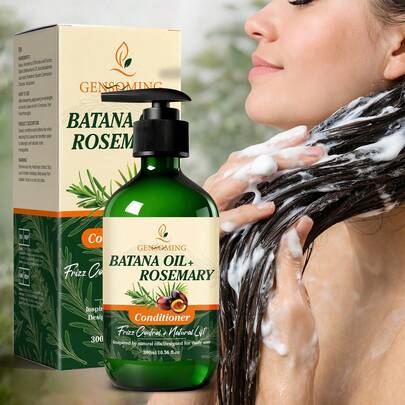 Acondicionador Capilar Nutritivo Batanah. Mientras nutre los mechones del cabello, aporta una textura ligera y natural esponjosa al cabello, evitando que se vuelva plano y lacio. Relaja el cuero cabelludo y promueve la microcirculación, además de proporcionar al cabello un aroma a hierbas frescas para mejorar la condición del cabello. La fórmula suave es apta para uso diario. Apto para todo tipo de cabello, especialmente cabello seco, encrespado y dañado. 300ml