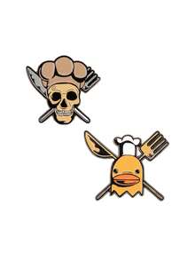 One Piece Officially Licensed Collectible Pins Men's/Women's Brooches Novelty Jewelry Anti-Rust Metal Brooch Zinc Alloy Enamel Pin Anime Backpack Pin Jacket Lapel Pin Collectible Merch Set Toei Animation - Multicolor - View 14