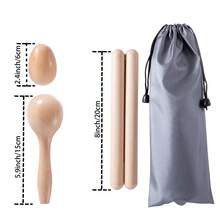 1/2/4/8 Pairs Classical Wooden Castanets Percussion Instrument, 8 Inch Natural Hardwood Rhythm Sticks - Wooden Percussion Instruments - View 3