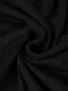 Basic Casual T-Shirt With  Band Print "Soy Rebelde Gravata" (I'm A Rebel Tie), Streetwear Hip-Hop Style Shirt,  Fan Series For The Rebeldes Band, 100% Cotton Material. - màu đen - Xem 6