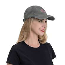 Chicago Cubs Logo Washed Denim Baseball Cap For Adults, Adjustable Distressed Dad Hat For Men Women, All Season - 灰色 - 查看 8
