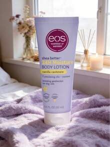 Eos 24-Hour Moisturizing Travel Size Body Lotion - Vanilla Cashmere Scent, Mini Body Lotion, Toiletries, Travel Essential, Suitable For Dry Skin, 2.5 Fl Oz - Rửa nhẹ - Xem 1
