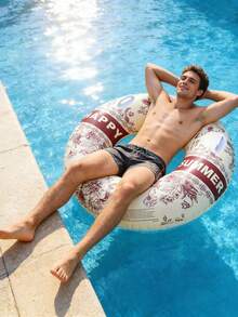 Large Adult Swimming Ring With Handles, Classic Inflatable Pool Swimming Ring Inner Tube, Inflatable Pool Float, Adult Summer Pool Party Beach Swimming Ring - Multiple Styles - View 6