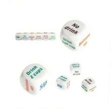 1个2026新款饮酒游戏骰子，适合派对、生日、复活节、毕业典礼、送礼 - 彩色 - 查看 5