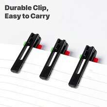 4-In-1 Multicolor Pen 1.0mm - 4-Color Retractable Ballpoint Pens Nurse Pens For Office School Supplies Students Gift 5 Pack Black - C15ps黑色4合1多色 - 查看 7