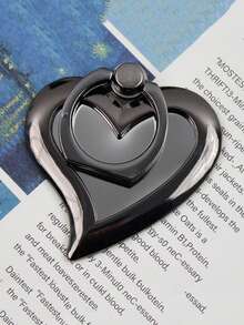 心形镜面指环手机支架，电镀金属指环手机支架，通用型 - 彩色 - 查看 6