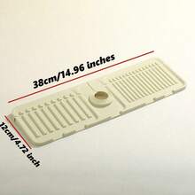 1pc Silicone Faucet Splash Guard, Anti-Splash, Trimmable, Narrow Edge, Suitable For Kitchen Sink And Bathroom Vanity - Multicolor - View 17