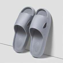 Women's Indoor Soft-Soled Bear Slippers, Bathroom Outdoor Men's Summer Beach Flip-Flops, Couple's Shoes - Màu tím - Xem 8
