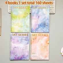 A5 Spiral Notebook 40 Sheets, Lined Pages, Office Supplies Writing Journal, Student Learning Notebook, Hardcover Notebook With Foil Cover - A5 - View 10