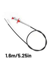 1 pieza Gancho limpiador para tuberías de acero de 160/200cm para remover obstrucciones del inodoro y el fregadero de la cocina - 160 cm - Ver 3