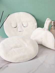 Khăn chườm nóng, khăn chườm lạnh mặt, khăn mặt dày gấp đôi, khăn làm đẹp, khăn chăm sóc tóc, chăm sóc da. - trắng - Xem 5