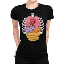 Anatomy Cats Art T-Shirt, Men's Women's Sizes - 黑色 - 查看 1