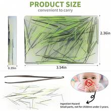 Skin Picking Fidget Pads With Tweezer For Trichotillomania Skin Picking Fidget Toys Skin Hair Picking Fidget Anxiety - Purple Circle (with Tweezers) - View 2