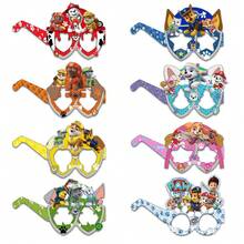 Paw Patrol 12 chiếc/8 chiếc mặt nạ nửa mặt chủ đề mới, mặt nạ giấy hình chó tự làm, trang trí tiệc hoàn hảo, quà tặng nhỏ. - Nhiều màu - Xem 6