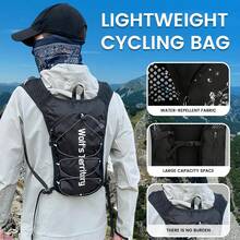 Running Vest With 500ML Soft Flask Women Men, Lightweight & Breathable Running Backpack With Phone Holder - 5L Capacity Adjustable Black Hydration Vest - Black - View 6