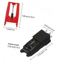 Vinyl Record Player Needle With Cartridge Universal Turntable Cartridge Record Player Needle Stylus Needles Vinyl Record Player Phonograph - Initial - View 3