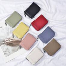 New Arrival Short Coin Purse, Fashionable Coin Pouch, Mini Wallet, Short Purse For Women Wallet Purse Wallet Small Wallet Coin Wallet Travel Essential Summer Wallet Cute Wallet Money Wallet - Multicolor - View 3