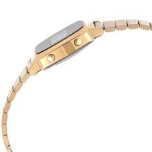 Casio LA670WGA-1 Women's Classic Casual Sports Vintage Alarm Gold Tone Steel Bracelet Digital Watch - 黑色 - 查看 2