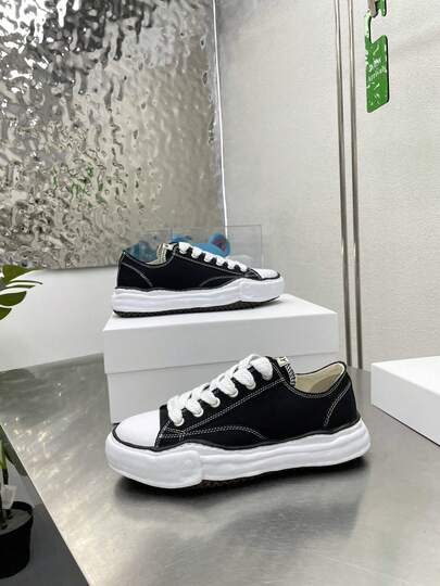 2026 New MMY Shoes Maison Minara Yasuhiro Classic Anti-Slip Wear-Resistant Lightweight Low-Top Board Shoes For Male And Female Campus Lovers Black And White,Suitable For Students, Gifts, Festivals, Campus Fast Delivery