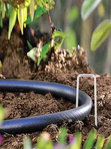 Heavy-Duty U-Shaped Ground Stakes - Perfect For Securing Plastic Film, Green Lawns & Succulent Tents - Garden U-shaped Ground Stakes - View 6