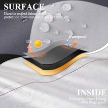 Fundas para muebles de patio fundas para sofá de patio funda para muebles de exterior impermeable resistente al agua para muebles de patio al aire última intervensión funda para sofá de patio 66 pulgadas de ancho x 34 pulgadas de profundidad x 38 pulgadas de alto cuadros negros y grises - Cuadros negros y grises - Ver 3