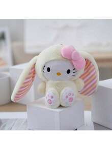 SANRIO 兔耳朵儿童毛绒玩具钥匙扣包包配饰生日礼物圣诞派对礼物陪伴礼物 - 彩色 - 查看 10