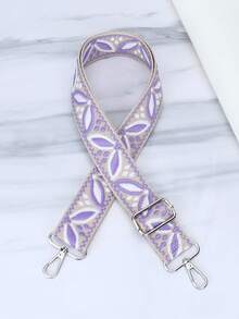 波西米亚风叶子刺绣包带，可调节肩带 - 彩色 - 查看 6