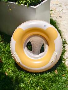 1 phao bơi bằng chất liệu PVC mới có tay cầm an toàn, 1 phao bơi hình gấu bông bơm hơi. - Nhiều màu - Xem 10