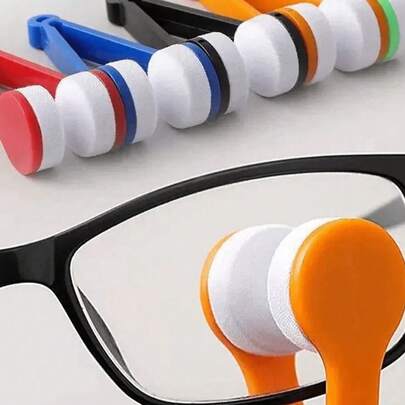 Limpiador portátil de gafas, paño de limpieza de gafas compacto, paño de limpieza de gafas libre de arañazos, limpiador de gafas portátil multifuncional, paño de limpieza de lentes y gafas
