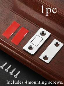 超薄自粘磁性柜锁 - 免钻孔磁性门闩，防盗锁，适用于衣柜、壁橱、冰箱、橱柜 - 强力磁条（安装简便）密封胶磁性柜门抽屉锁，适用于厨房橱柜和衣柜的闭合 - 彩色 - 查看 10