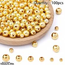 100-1000颗亚克力光滑圆珠,CCB散珠,DIY首饰制作材料,适用于项链、手链、耳环、手工串珠 - diy - 查看 14