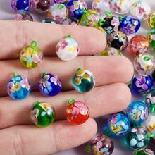 1pc/4pcs Cute & Fashionable Glass Vegetable & Fruit 3D Pendant Charms, Strawberry, Pineapple, Grape, Suitable For Necklace, Earrings, DIY Jewelry Making - Picture - View 10