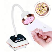 Wireless Nail Lamp LED UV Nail Dryer Rechargeable Auto Sensing Touch Control Fast Drying Nail Light 360° Bendable Table Lamp - Multicolor - View 9