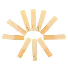 10 Pcs Sax Reed Whistle Piece 2/2.5/3 Saxophone Reeds Traditional Reeds Clarinet Reed Wind Instrument Accessories - Multicolor - View 9