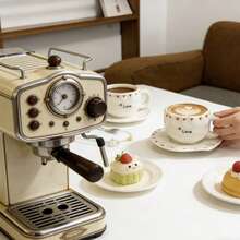 Bộ 1 tách và đĩa sứ hình trái tim, họa tiết tình yêu, tách nước cao cấp, bộ tách và đĩa trà chiều vẽ tay trang nhã, cốc cà phê đẹp, món quà lý tưởng cho phụ nữ, ngày Valentine, ngày của Mẹ. - Nhiều màu - Xem 1