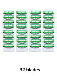 Traditional Men's Manual Shaver Set, 3-Layer Shaver Blades Compatible With MACH 3, Multi-Layer Blade Shaver, Handheld Manual Shaver - Safety Razor - View 11