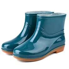 Women's Fashion Non-Slip Rain Boots, Short Stylish Waterproof Shoes With Rubber Soles, Adult Waterproof Shoes,Shoe Rack,Storage Saver,Outdoor,Garden,Travel Essential,Portable,Beach Essential,Graduation Season,Commencement,Graduation Ceremony,Graduation Gift,Graduation Present,Graduation Gift,Graduation Present,Congrats Grad,Congratulations Graduate,Valedictorian,Finish School,Graduation Party,Rain Boots / Rubber Boots / Waterproof Boots / Boot Covers / Shoe Covers Waterproof / Rain Shoe Covers / Wellies / Botas De Agua / Galochas / Outdoor / Garden - Regular - View 16