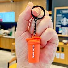 1/5pcs Sports Themed Shaker Bottle Shaped Keychain, Fitness Scene And Outdoor Leisure Keychain, Suitable For Matching Clothes, Bags And Car Keys, Perfect Gift Keychain, Couples Keychain, Holiday Gift, Party Favor - Sports Water Bottle - View 9
