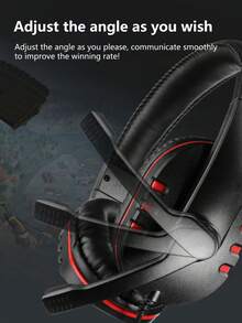 Wired Gaming Headset, 3.5mm Microphone Headphones Compatible With Desktop, Laptop, Gaming Console, Smartphone - View 7