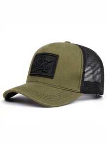 2026 New Minimalist Fashion Hip-Hop Cap With CA Embroidery, Street Style Skateboard Hat, Outdoor Sports Sun Hat, Casual Commute Decorative Baseball Cap, Unisex Creative Breathable Mesh Cap - CA Suede - View 15