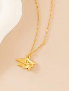 1 chiếc mặt dây chuyền hình mũ tốt nghiệp, quà tặng trang sức mùa tốt nghiệp dành cho thanh thiếu niên và bạn bè. - Kiểu 1 - Xem 4