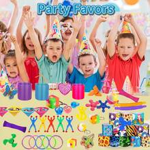42件装派对礼品袋填充物，益智玩具套装，圣诞节礼物袋填充物，教室批发，宝箱嘉年华奖品，皮纳塔袋填充物 - 黃色 - 查看 9