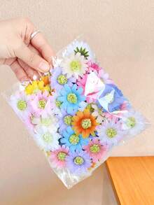 10/20pcs/Set Colorful Spring Flower Hair Clips Combination, Multiple Vibrant Colors, Floral Design, Energetic And Cute - Suitable For Women, Whether For Commuting, Parties Or Outings, Easily Add A Cute And Energetic Vibe - Multicolor - View 5